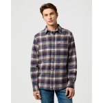 Wrangler pánská košile dlouhý rukáv 1 kapsa 112371556 brushed navy birch – Zboží Mobilmania
