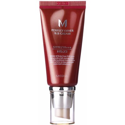 Missha - M Perfect Cover BB Cream SPF42/PA+++ - No.23 Natural Beige - Krycí BB krém s UV filtrem - 50 ml
