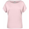 Dámská Trička James & Nicholson Dámské tričko z biobavlny růžová