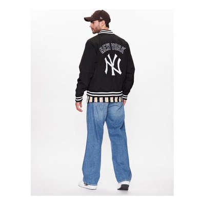 New Era bunda bomber New York Yankees MLB Team Logo 60332171 černá – Zboží Mobilmania