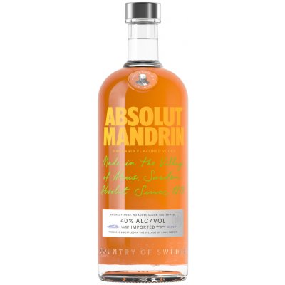 ABSOLUT MANDRIN MANDARINKA 40% 1 l (holá láhev) – Hledejceny.cz