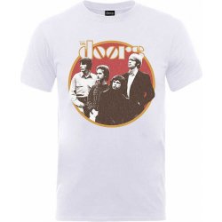 The Doors tričko Retro Circle white