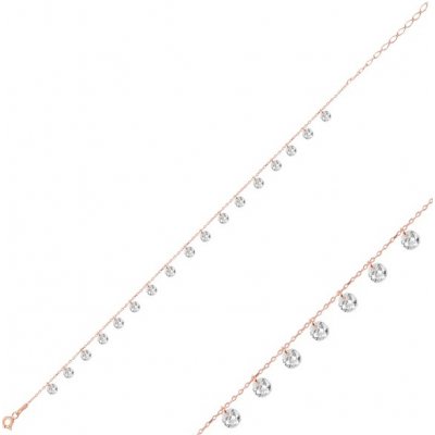 Olivie stříbrný řetízek na nohu rose 5803 – Zboží Dáma