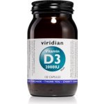 Viridian nutrition Vitamin D3 2000IU 150 kapslí – Hledejceny.cz