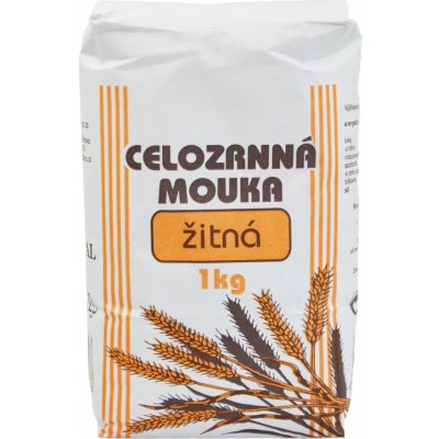 Natural Jihlava Celozrnná mouka žitná 1 kg – Zboží Dáma