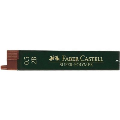 Faber-Castell Tuhy Super-polymer, 0,5 mm tvrdost 2B 0042/1205020 – Sleviste.cz