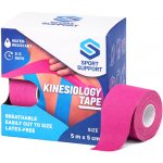 SportSupport Kineziologická tejpovací páska růžová 5 m × 5 cm – Zbozi.Blesk.cz