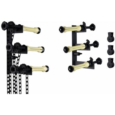 Fomei B-3W, kit pro 3 role fotopozadí s řetězem, brzdou a háky – Zboží Živě