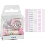 Heyda samolepící 1,2 cm x 3 m mini růžová 5 ks – Zboží Mobilmania