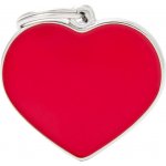 My Family Známka Basic Handmade srdce velká – Zboží Dáma