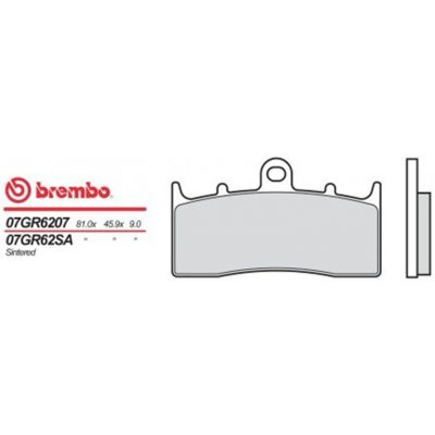 Přední brzdové destičky Brembo BMW 1200 R 1200 R 2007 - 2014 směs SA | Zboží Auto