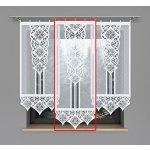 Panelová dekorační záclona na žabky KLAUDIA, bílá, šířka 60 cm výška od 120 cm do 160 cm (cena za 1 kus panelu) MyBestHome Rozměr: 60x140 cm – Zboží Mobilmania