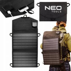 NEO Tools Přenosný solární panel 15W