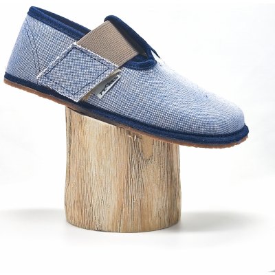 Pegres Barefoot papuče BF01 modré – Zboží Mobilmania