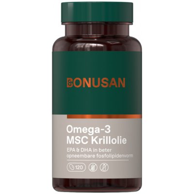 Bonusan Omega-3 MSC Krilový olej 120 měkkých kapslí – Hledejceny.cz