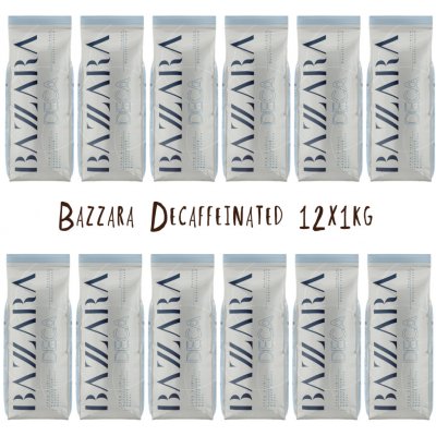 Bazzara Decaffeinated zrnková 12 x 1 kg – Hledejceny.cz