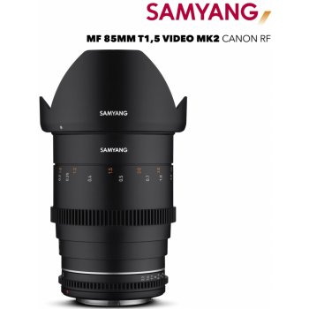 Samyang 85mm T1.5 VDSLR MK2 Canon RF