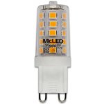 McLED LED G9, 3,5W, 3000K, 350lm – Zbozi.Blesk.cz