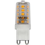 McLED LED G9, 3,5W, 3000K, 350lm – Zboží Mobilmania
