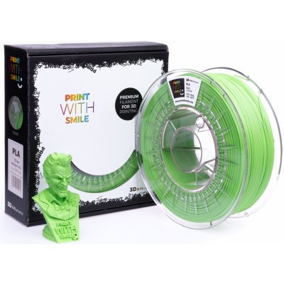 Print With Smile PLA – Green Apple 1,75 mm; 0,5 kg – Zboží Živě