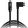 usb kabel Tether Tools CUC33R15-BLK Micro-B 3.0 (zahnutý konektor) na USB-C, 4,6m, černý