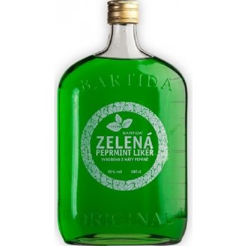 Bartida Zelená Peprmint 1 l (holá láhev)