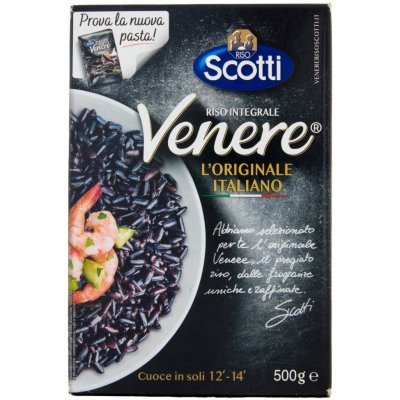 Riso Scotti Venere Rýže černá celozrnná 0,5 kg – Zbozi.Blesk.cz