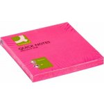 Bloček Q-Connect 75 x 75 mm, neonově růžový – Hledejceny.cz