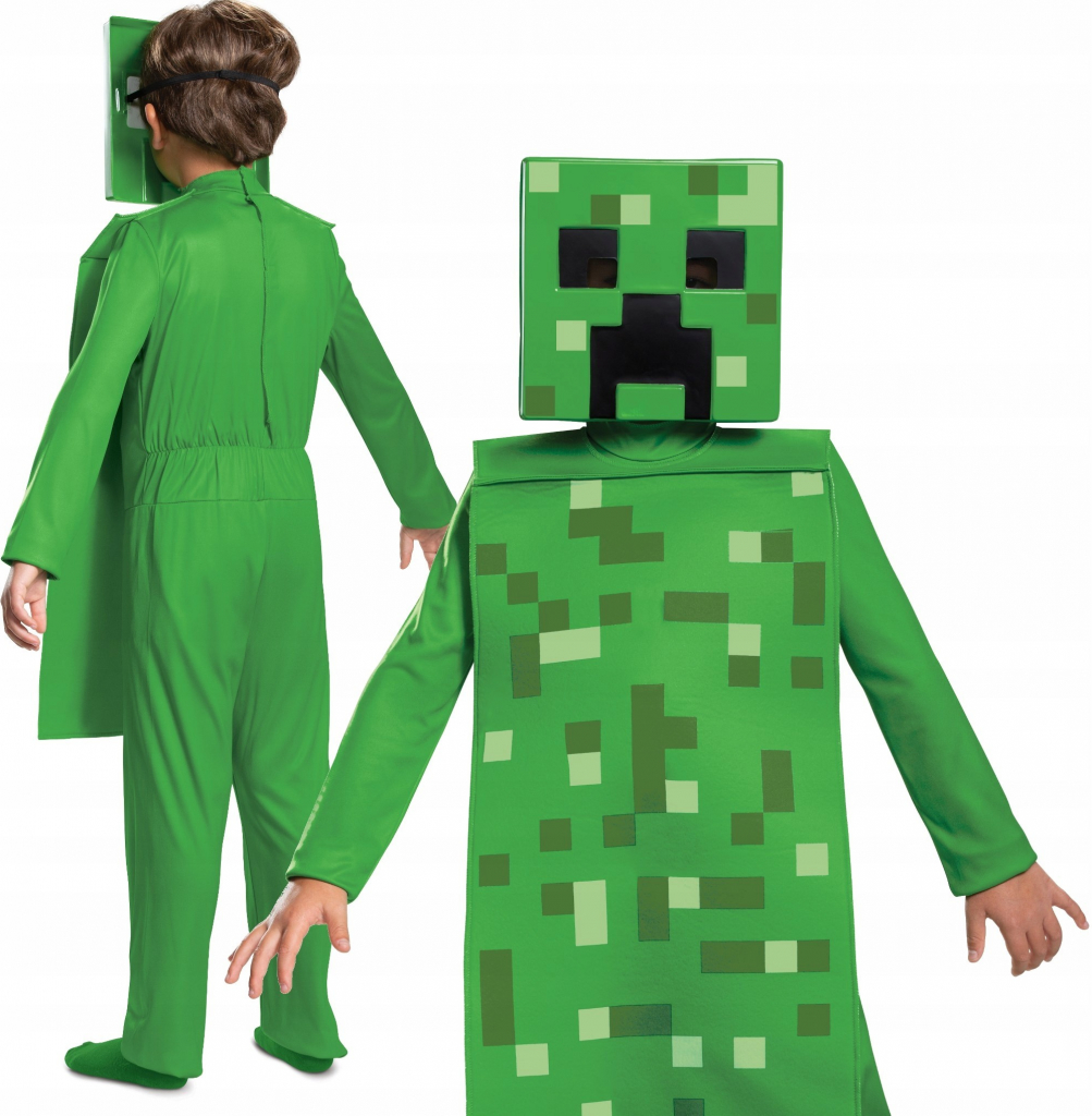 Maska Minecraft Creeper