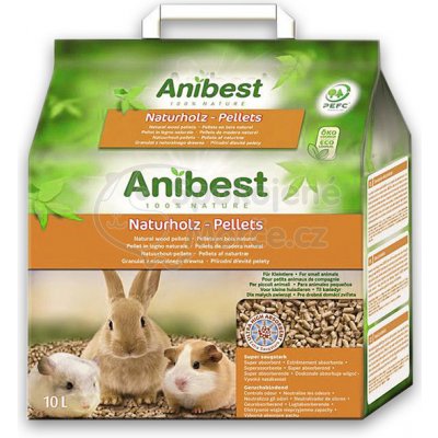 Anibest Dřevěné peletky Anibest 10 l – Zbozi.Blesk.cz