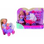 Simba Evička doll walk s kočárkem – Zboží Mobilmania