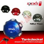 víčko nádrže uzamykatelné SPEEDS ALU - ATV šedá TITAN – Sleviste.cz