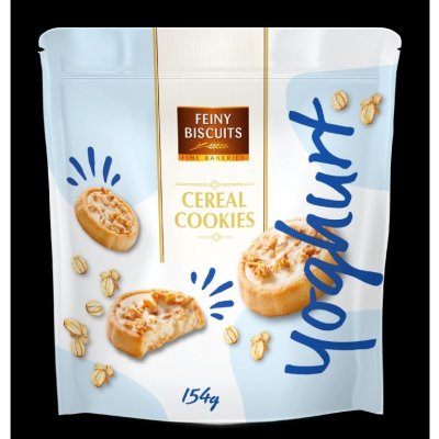 Feiny Biscuits Sušenky s jogurtovým krémem a müsli 154 g – Hledejceny.cz