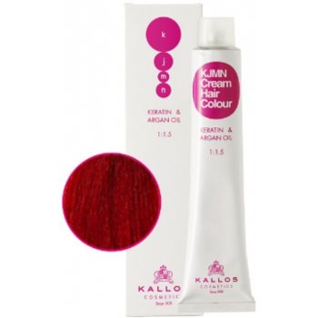 Kallos KJMN s keratinem a arganovým olejem 7.66 Medium Red Blond Cream Hair Colour 1:1.5 100 ml