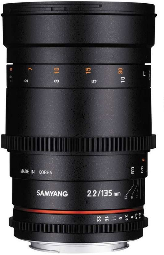 Samyang CINE 135mm T2.2 AS UMC VDSLR CSII Canon