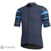 Cyklistický dres Dotout Stripe pánský Melange Blue/Navy