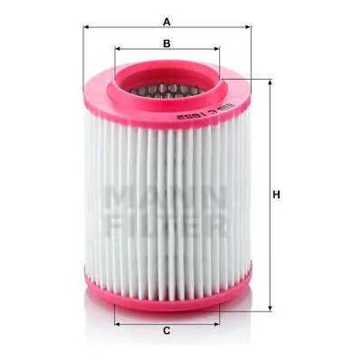 MANN FILTER Vzduchový filtr C 1652 – Hledejceny.cz