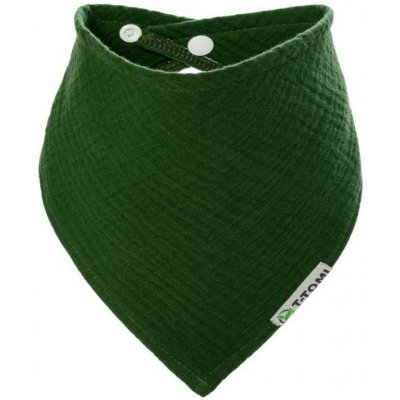 T-Tomi BIO Mušelínový slintáček olive – Zboží Mobilmania