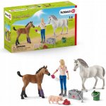 Schleich 42486 Návštěva lékaře u klisny a hříběte – Zboží Mobilmania