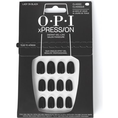 O.P.I. OPI xPRESS/ON Lady in Black 30 ks – Zboží Dáma