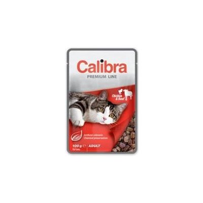 Calibra Premium Adult Chicken & Beef 5 x 100 g – Hledejceny.cz