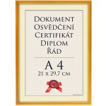 Tradag Rámeček Kros žlutý 21x29,7 - A4 – Zboží Živě