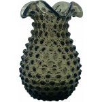 Váza 18cm – Hobnail – Ananas – hnědý kouř – Hledejceny.cz