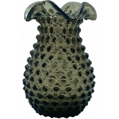 Váza 18cm – Hobnail – Ananas – hnědý kouř – Hledejceny.cz