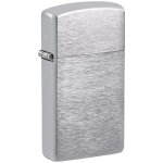 Zippo benzínový Brushed Chrome Slim 21112 – Zboží Mobilmania