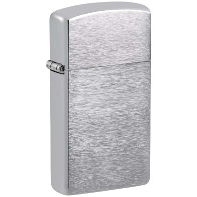 Zippo benzínový Brushed Chrome Slim 21112 – Hledejceny.cz
