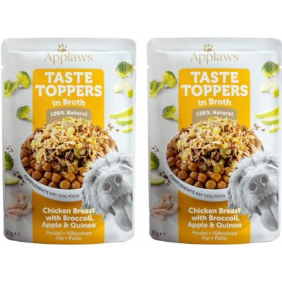 Applaws Dog Taste Toppers Broth Kuřecí s quinou 85 g – Zboží Mobilmania