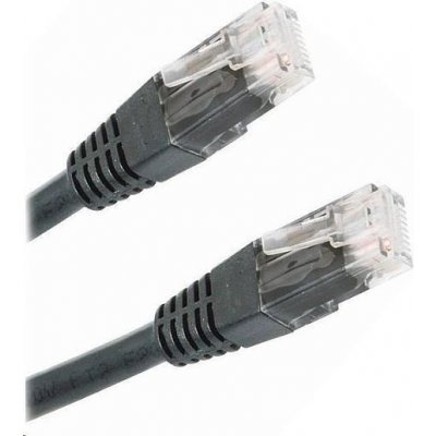 XtendLan PK-UTP5E-0025-BLK Patch, Cat5E, UTP, 0,25m, černý – Zbozi.Blesk.cz