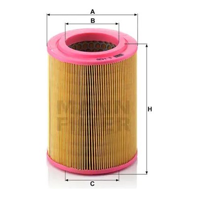 MANN FILTER Vzduchový filtr C 1430 – Hledejceny.cz