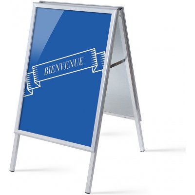 Jansen Display Set reklamního áčka A1, Přivítání, modrý, francouzština, 639 x 1094 mm – Hledejceny.cz